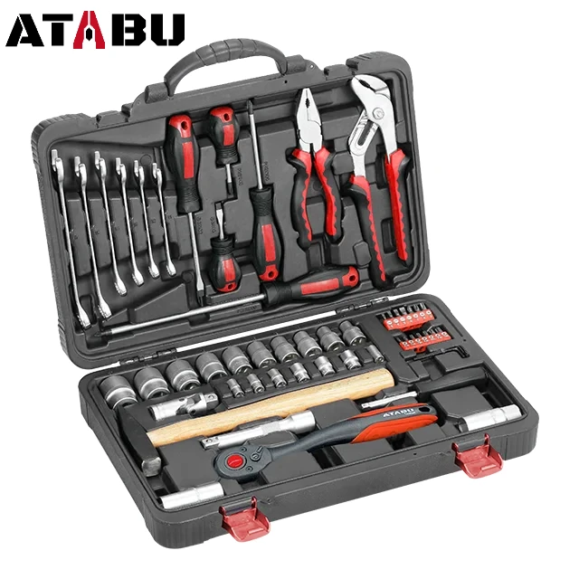 ATABU Professional  56 Pcs Tool Set For Car Auto Repair Socket Set