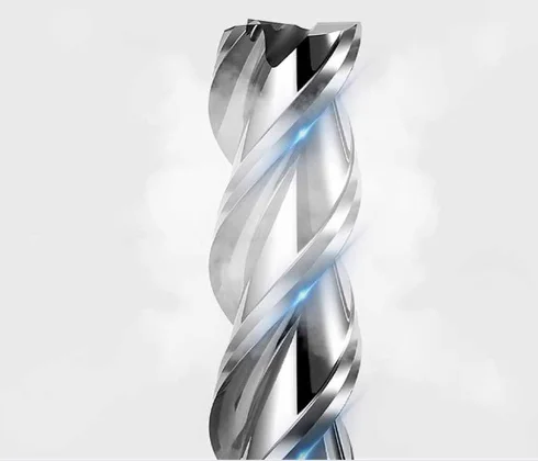 JR108 3F 55hrc 60hrc milling cutter solid carbide high gloss end mill for aluminum