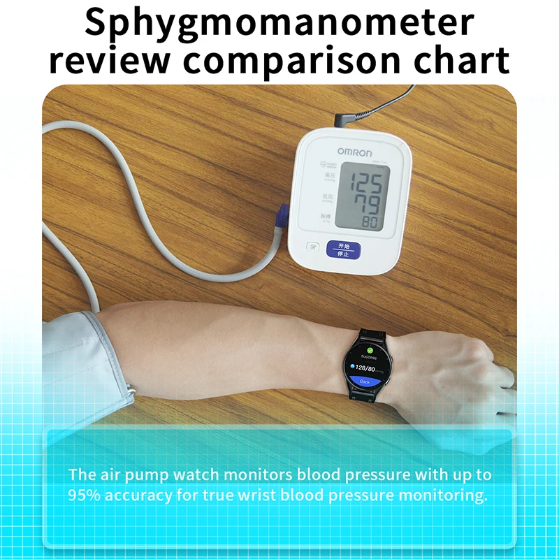 2022 Hi-Q Body Monitor H01 watch Full-time Heart Rate Blood Pressure Sports Fitness Watch