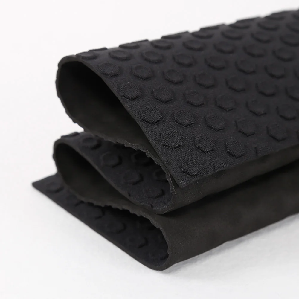 Customized Embossed Neoprene Fabric Material Textured Shark Skin Fabric Roll Neoprene Fabric for car seat