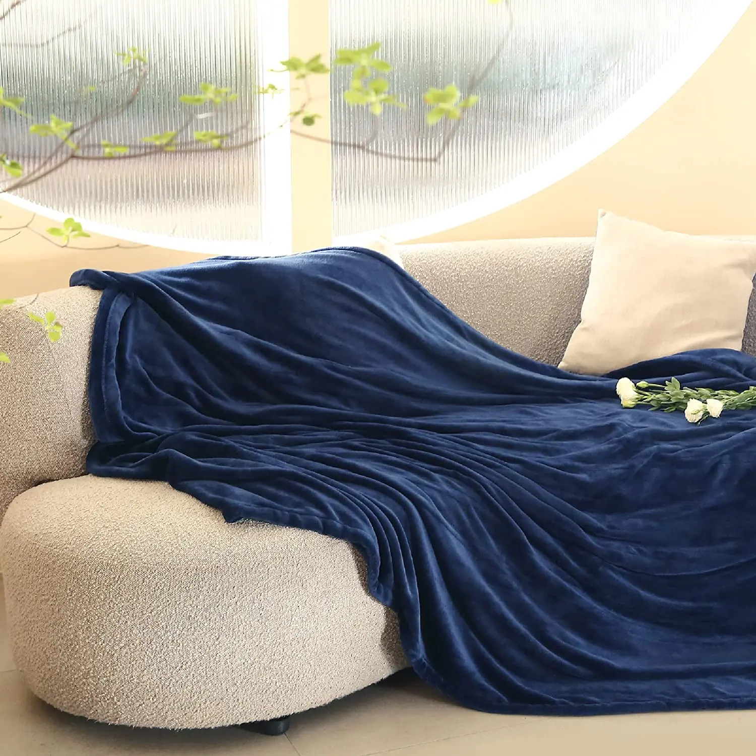 Hot Sale Warm Heating double side Soft cozy flannel Machine Washable Electric Blanket for home