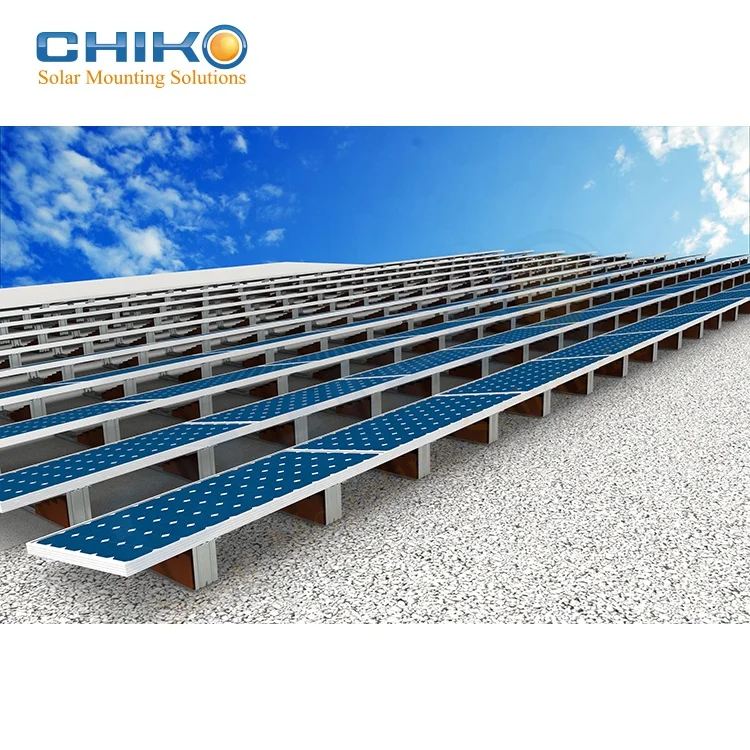 Factory Price Concrete Flat Roof Solar Mounting Structure Ballast For Solar Panel System