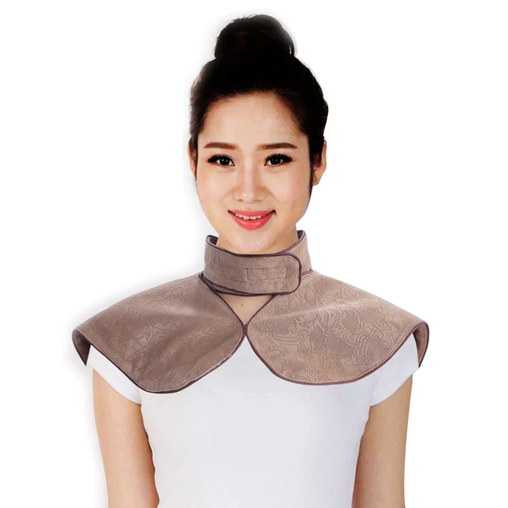 Лидер продаж, электрическая нагревательная Подушка moxa для акупрессуры шеи, для ухода за здоровьем, обезболивающий массажный аппарат для шеи