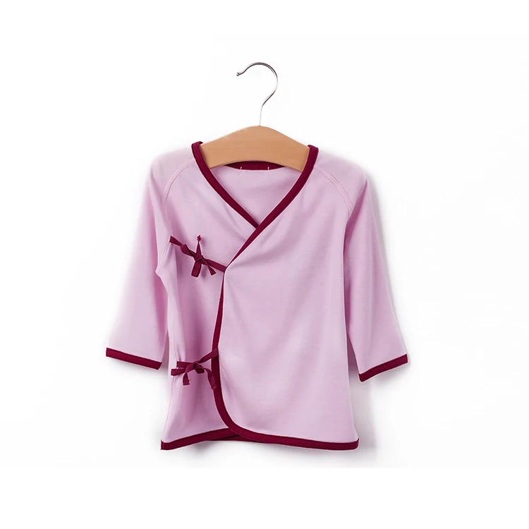 
Eco-friendly organic cotton baby top summer luxury newborn baby clothing 