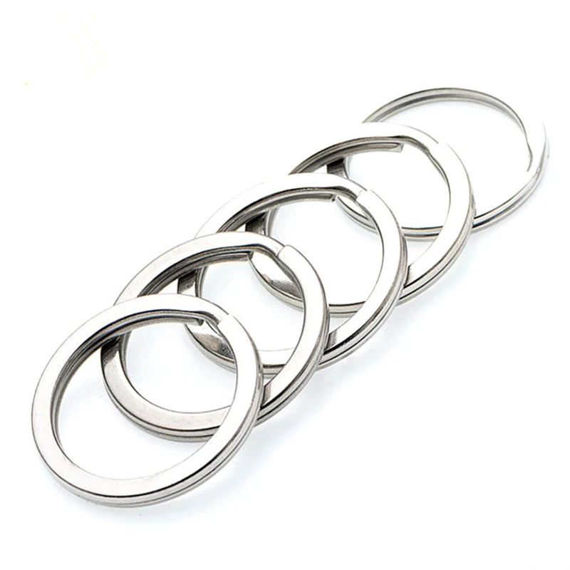 Factory Wholesale Price Custom Size Metal Split Key Ring For Keychain O Ring