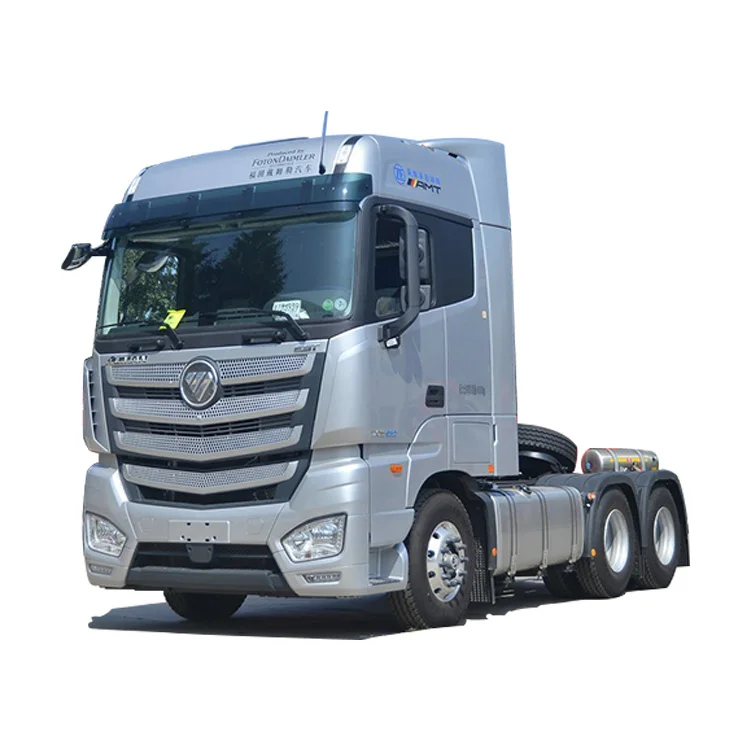 Factory Direct Sales New Foton Daimler Auman 580Hp 6 Series 6x4 AMT Tractor Truck Cummins LNG Automatic Large Inventory