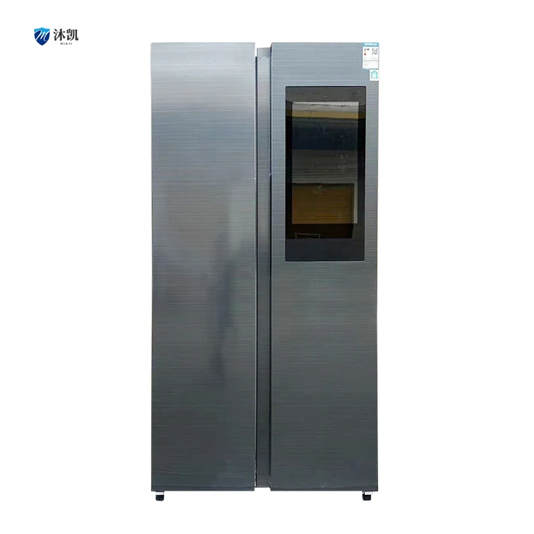 630L Luxury double door fridge side by side refrigerators big size home refrigerator with touch screen