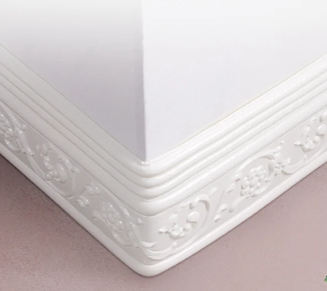 Home Decor Self-adhesive Baseboard DIY Wall Waistline Sticker Foot Line 3D Pattern Wallpaper Border Baseboard Foam