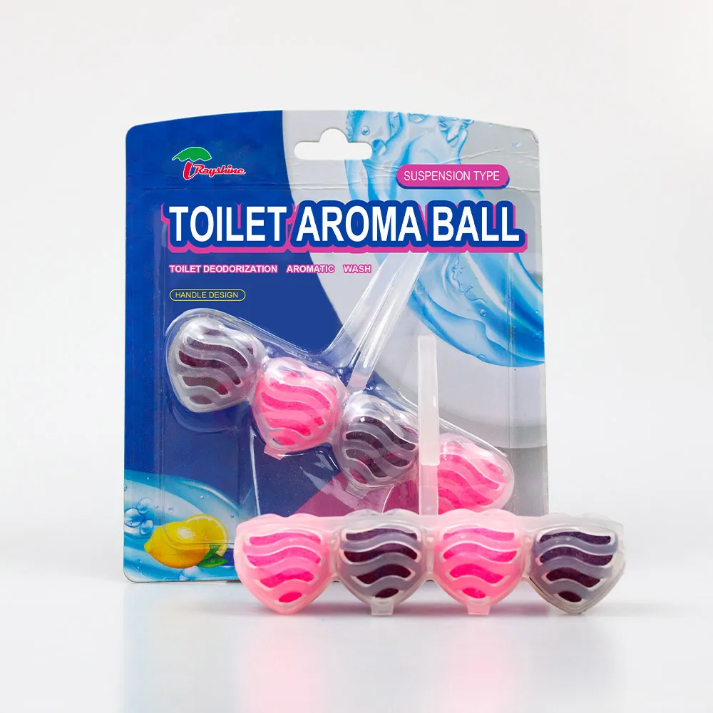 Rayshine toilet cleaning products blue toilet block tablet Blue Bubble cleaning detergent hanging ball 300 times 100 g