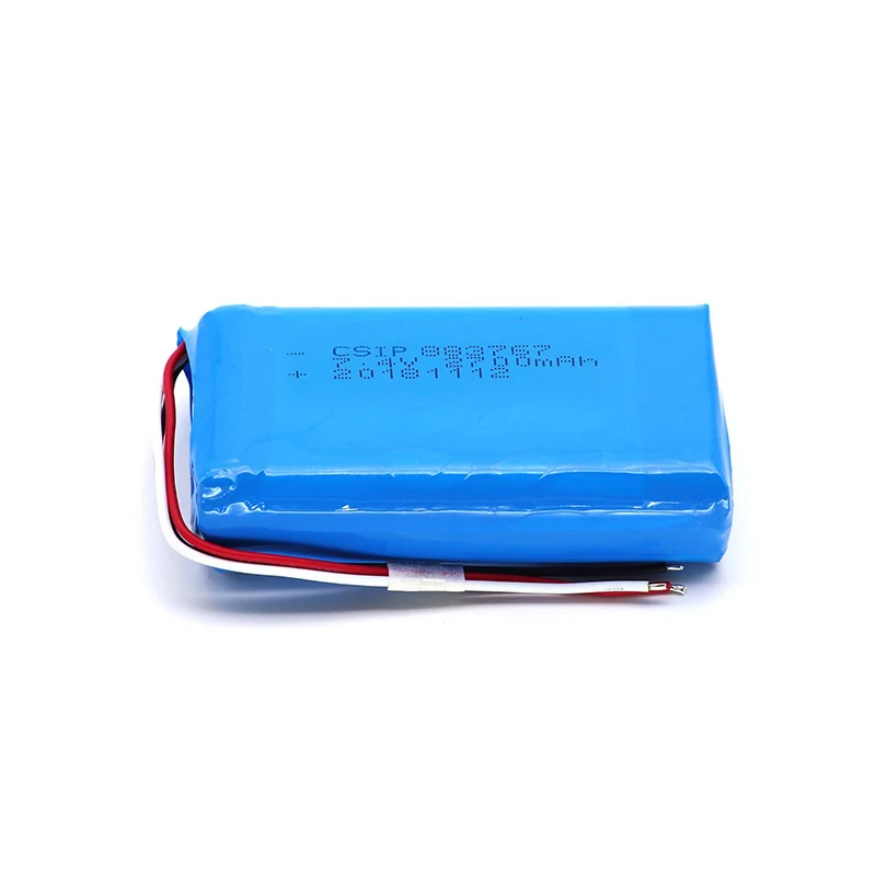 Низкотемпературные литий-полимерные аккумуляторы перезаряжаемый литий-полимерный аккумулятор литиевый 3 7 в 883767 2700 мА/ч аккумуляторная батарея ROHS 54 г 25