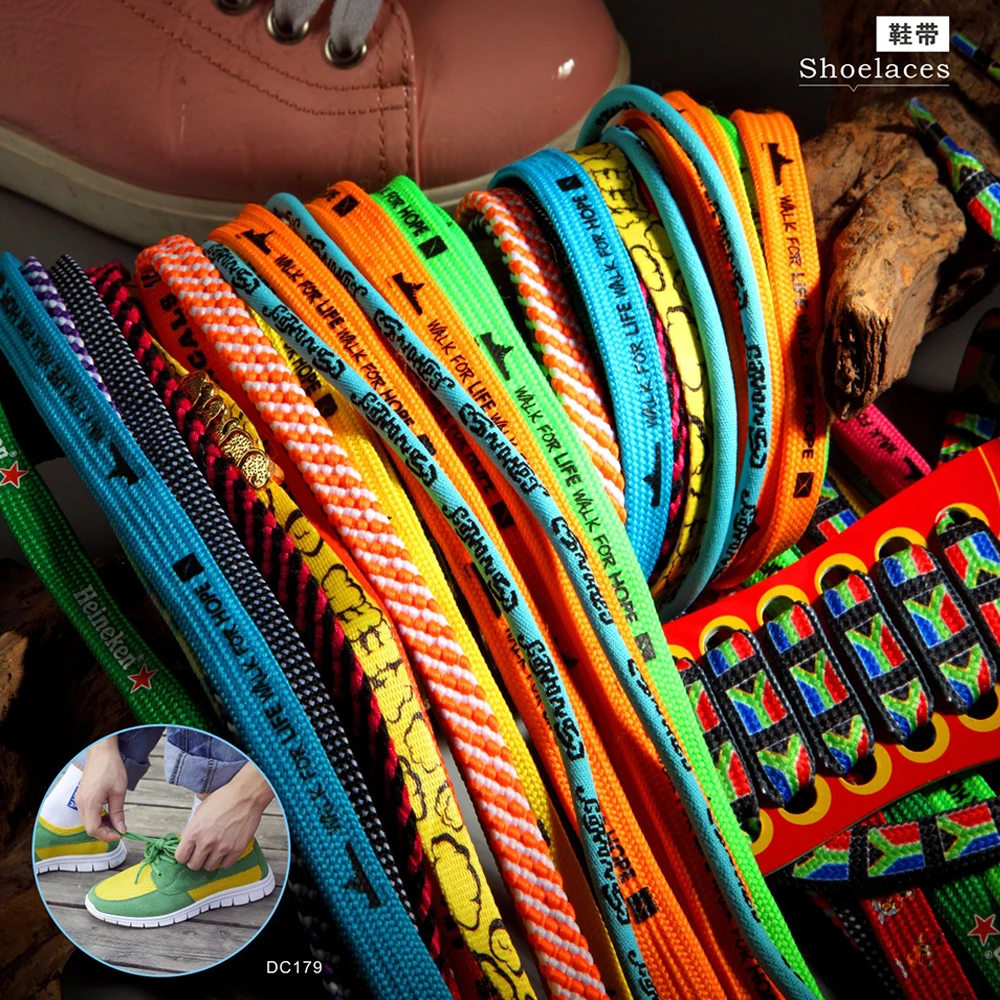 Color Round Shoe Laces, Wholesale Design Shoe Laces Hot Sale Custom Net Shoelace Shoes Accessory Fashion 500 Pairs Customized