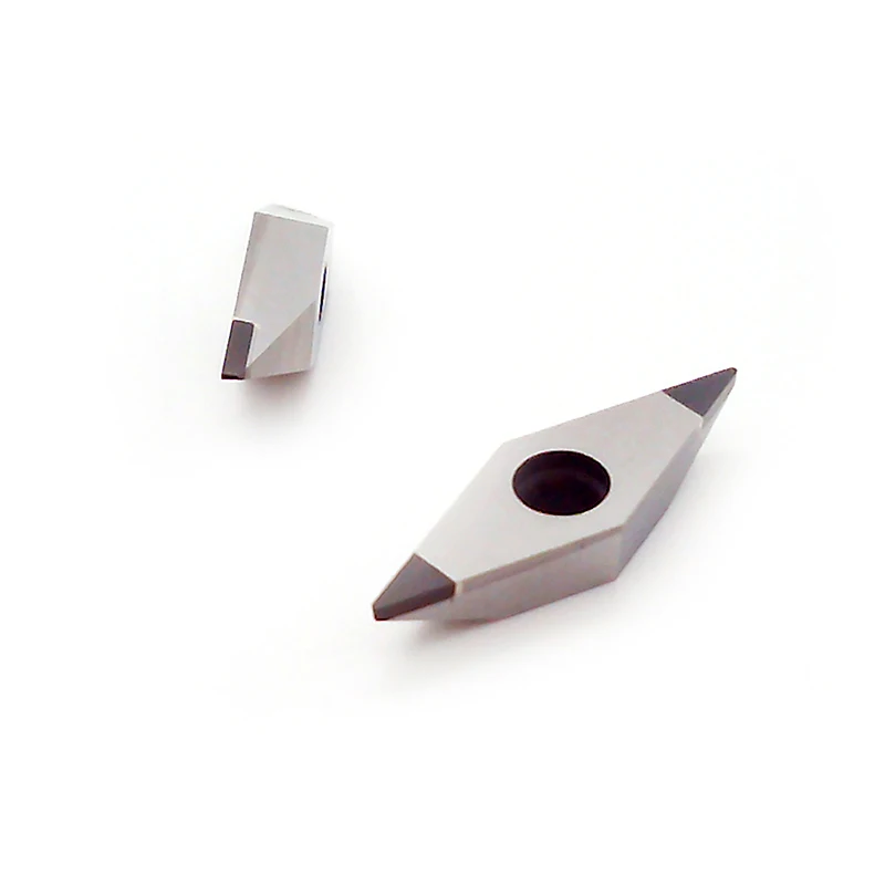 PCBN inserts VBGW1604 2 cutting edges  for Cast Iron Finishing Turning