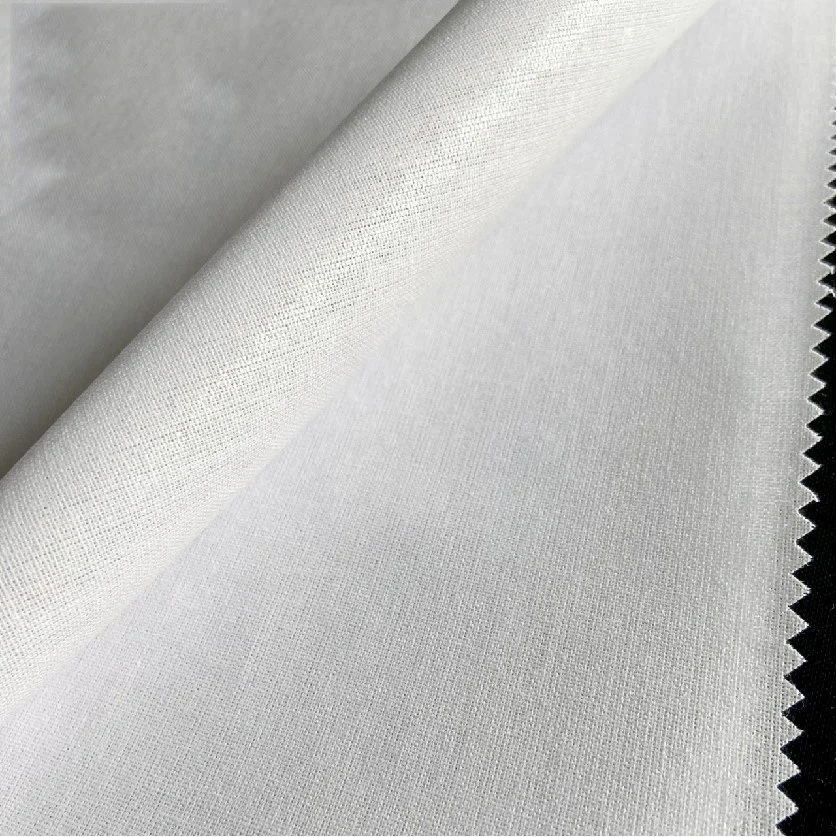 Top quality fuse Interlining 100% cotton non woven fusible interlining