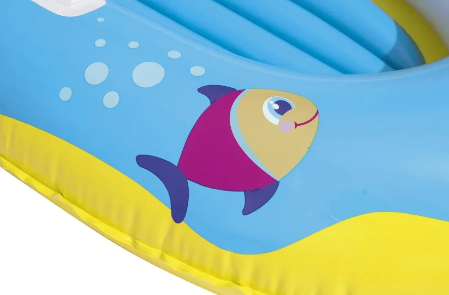 34009 Bestway Inflatable Happy Crustacean Junior Boat 3-10 Ages