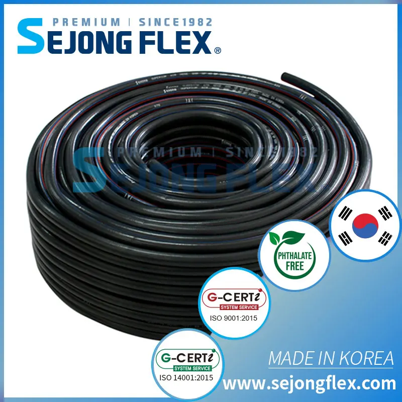High pressure Spray Hose South Korea Brand Excellent Quality Plumbing Hoses Durable Spray Garden Hose