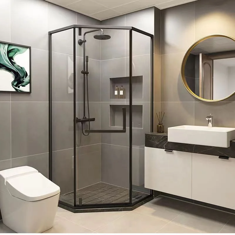 High Quality Bathroom Tempered Glass Shower Cabin Enclosure Shower Room