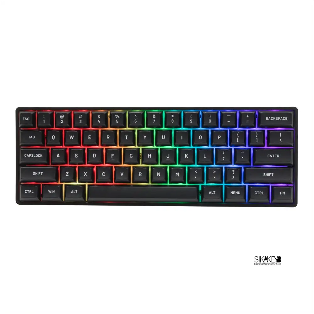 
SIKAKEYB SK1 Bluetooth 5.0 2.4G wired wireless mechanical keyboard suitable for PC laptopdesktop 