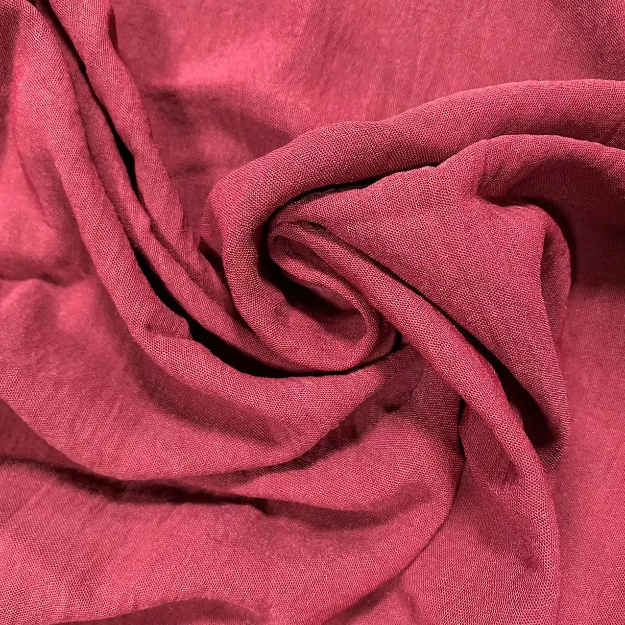 100% POLYESTER CEY CREPE AIRFLOW SOLID GARMENT FABRIC SOFT HAND FEEL