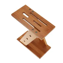 Kitchen Natural Wooden Bamboo Knife Holder With Storage Interior Design stylish Stand