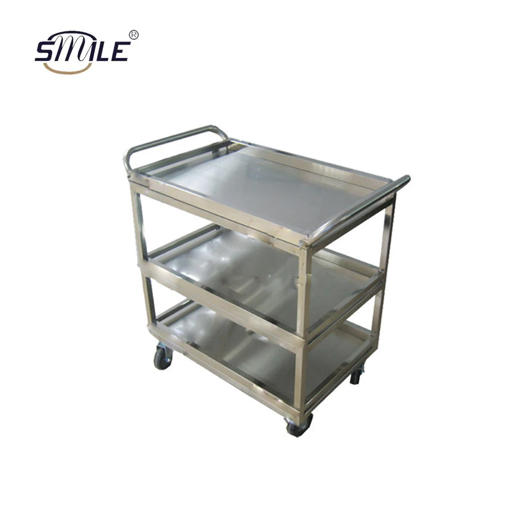 Тележки из нержавеющей стали для медицинских