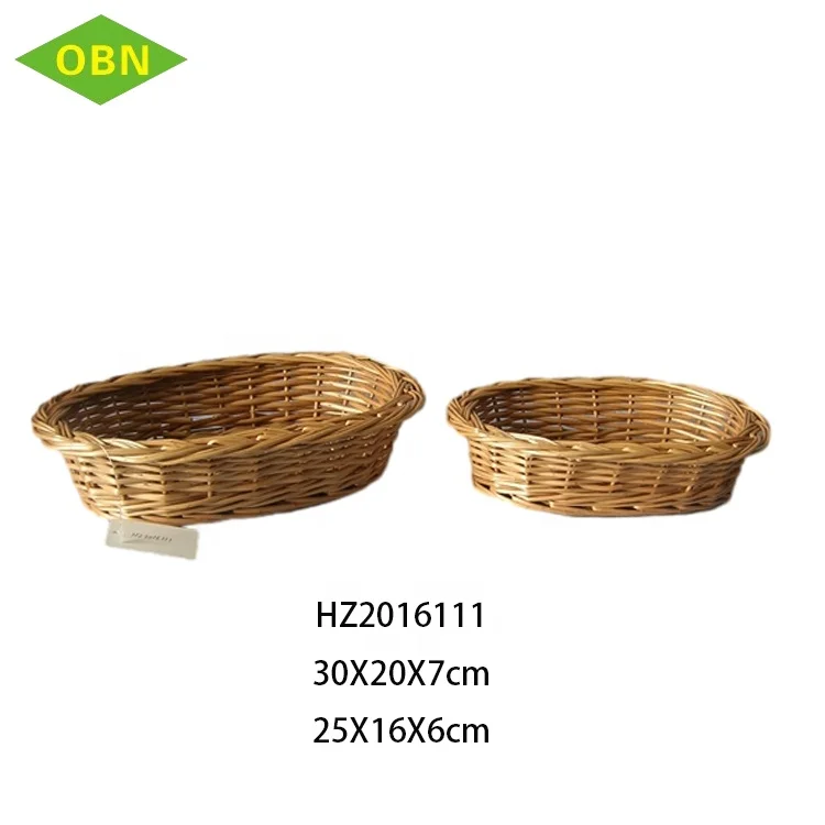 Wholesale New Year wicker baskets willow celebration storage rattan candy handmade fruit and vegetable basket
