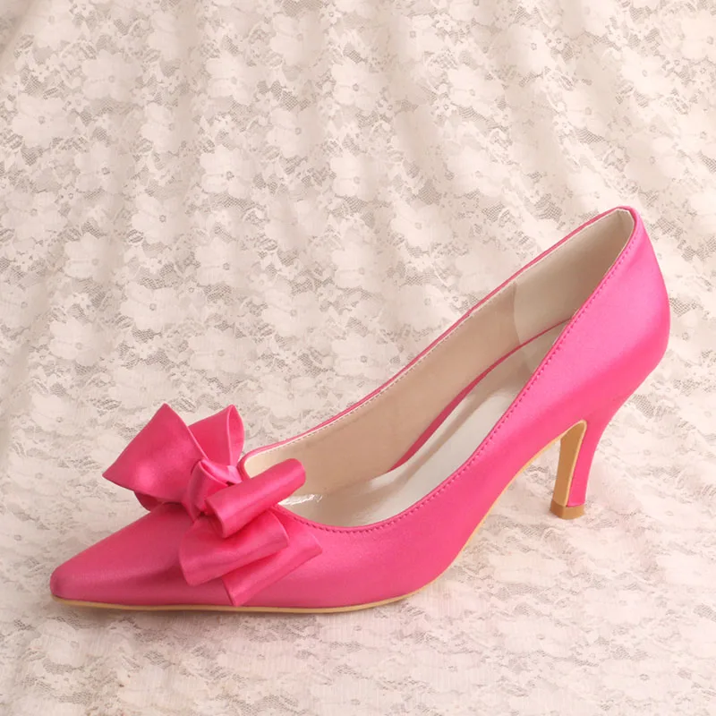 (23 Colors) Bulk Order High Heels Hot Pink Shoes Bridesmaid