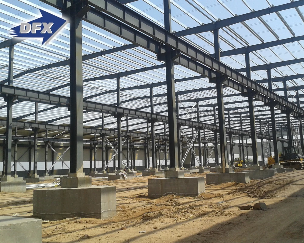 Portal Frame Modular Prefabricated Steel Structure Office Building from Qingdao China
