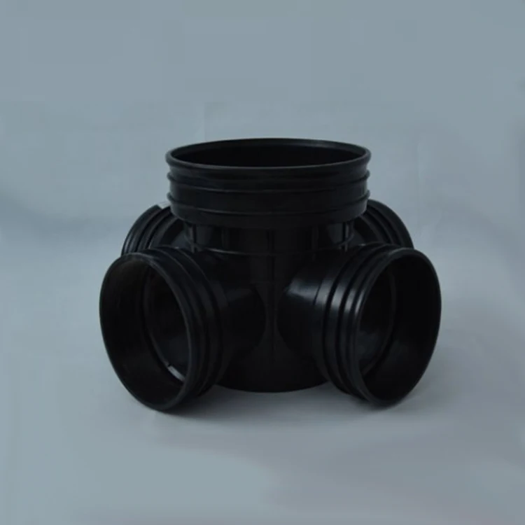 Drainage Pipe Fittings Ground PE Plastic Manhole Inspection Well