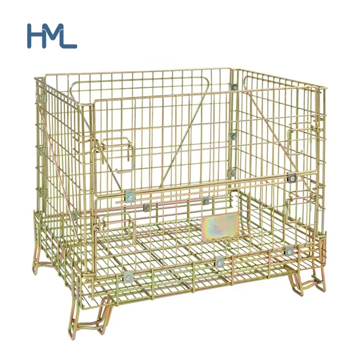 Сверхмощный металлический ящик из проволочной сетки под заказ для хранения вина
