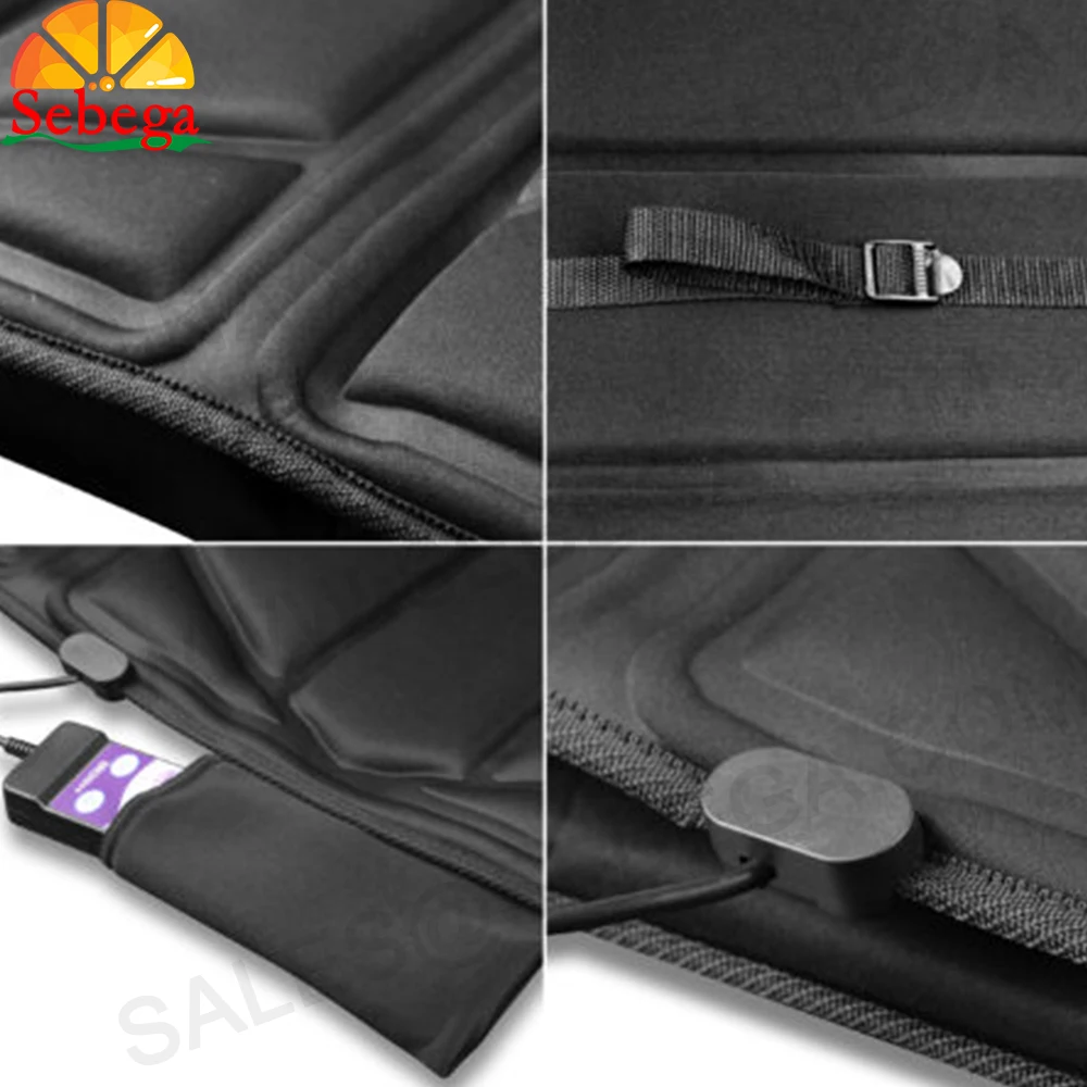 As Seen On TV Electric Full Body Heat Massage Mattress Pad Vibration Back Massage mattress