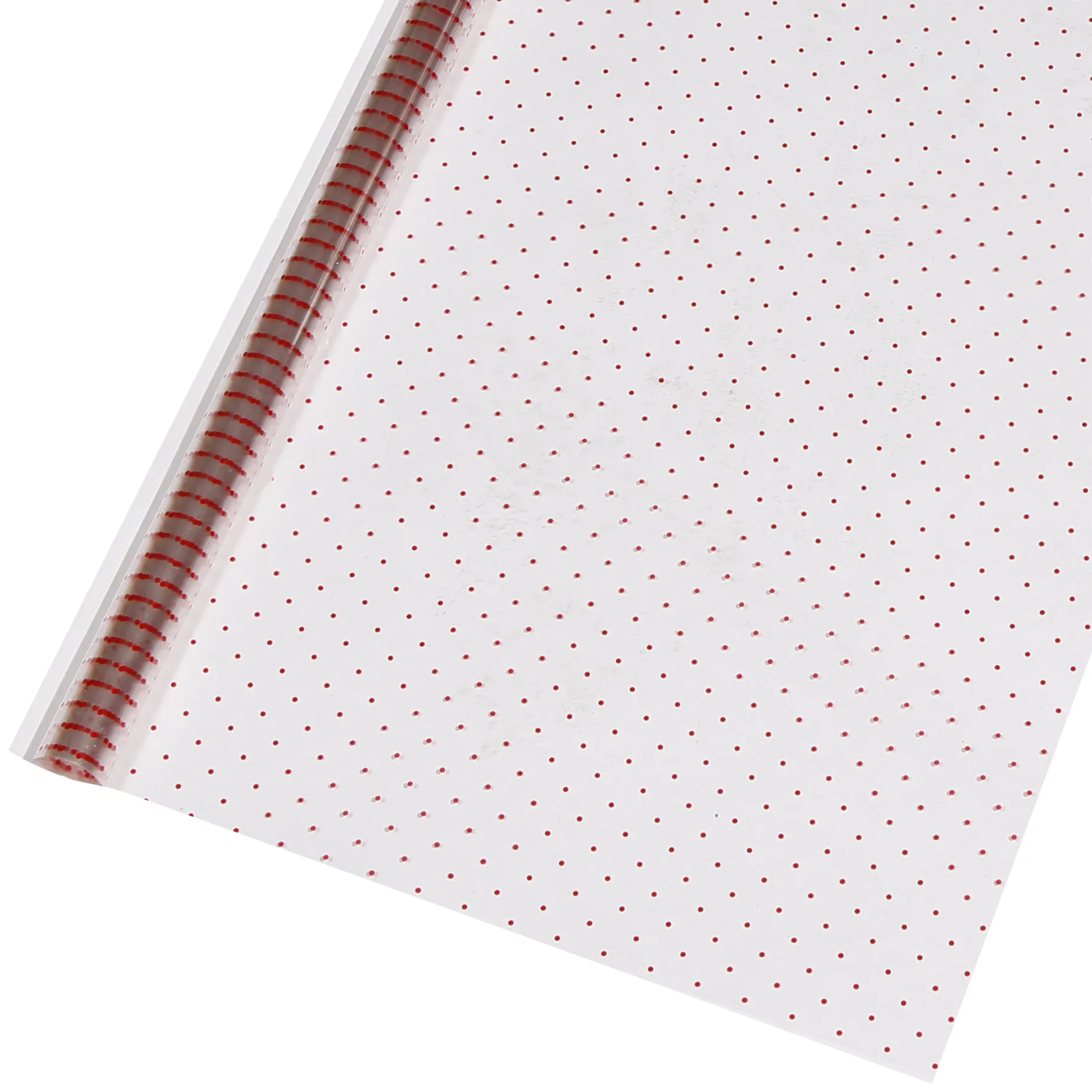 Flower shop decoration wrapping paper custom yuan point series 2MM yuan point colored cellophane