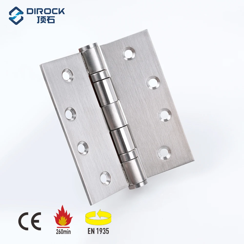 4x3x3 sus 304 Door Hinges Metal Wooden Door Silent 4 inch 2bb Bearing Stainless Steel Fire Door Hinge