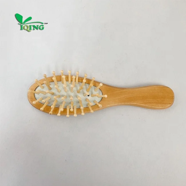 YQ-WBC16 Factory Price Hot Sell Comfortable Style Adult Children Baby Hair Comb Wooden Airbag Massage Round Comb