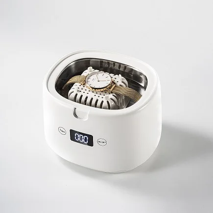 Mini household 200ml ultrasonic device for teeth retainer denture cleaning portable home used 45KHz