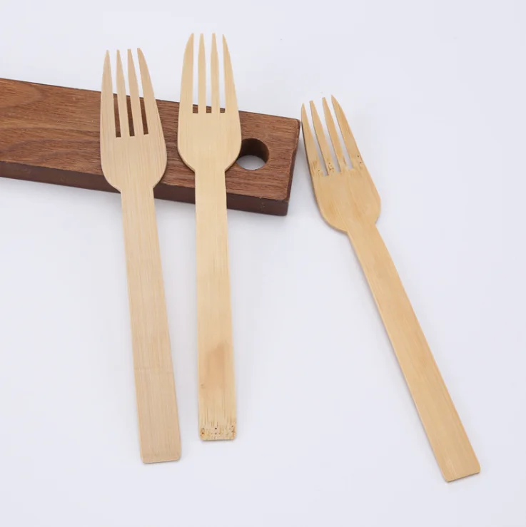 Wholesale New Design Bamboo Wood Knife Spoon Fork Cutlery Set disposable wooden spoon fork knife