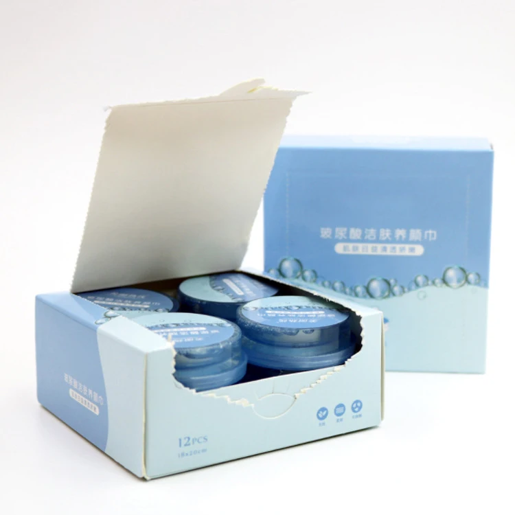 Factory Price Hyaluronic Acid Ravel Disposable Napkins Mini Magic Coin Tissues Cleansing Wipes for Travel and Outdoor Use