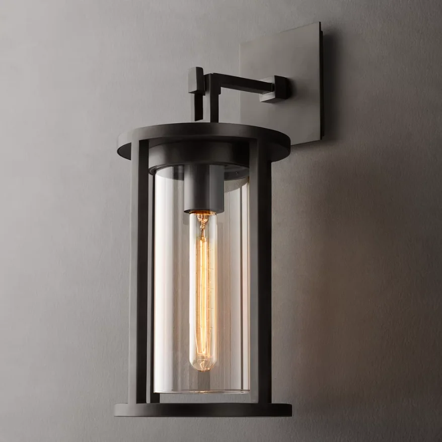 Indoor Corridor Wall Sconce Light Crystal Glass Modern LED Brass Iron Hanging Bedside Wall Lamp