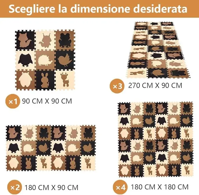 Non-toxic Baby Mat Soft Plush Infant Toy Play Mat Kids Play Floor Mat