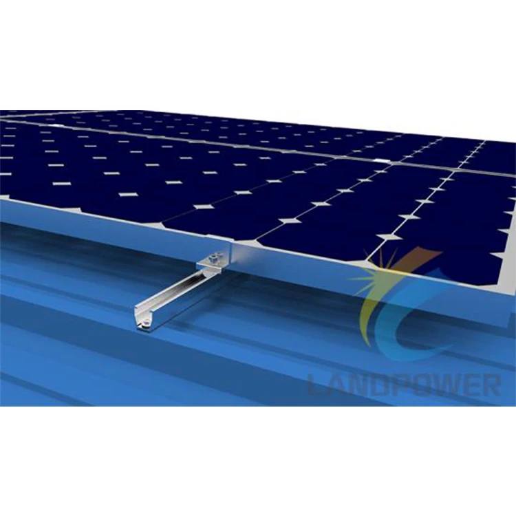 OEM Supplier Solar Roof Aluminium Mini Rail Solar U Rail Used On Trapezoid Metal Roof Sheet
