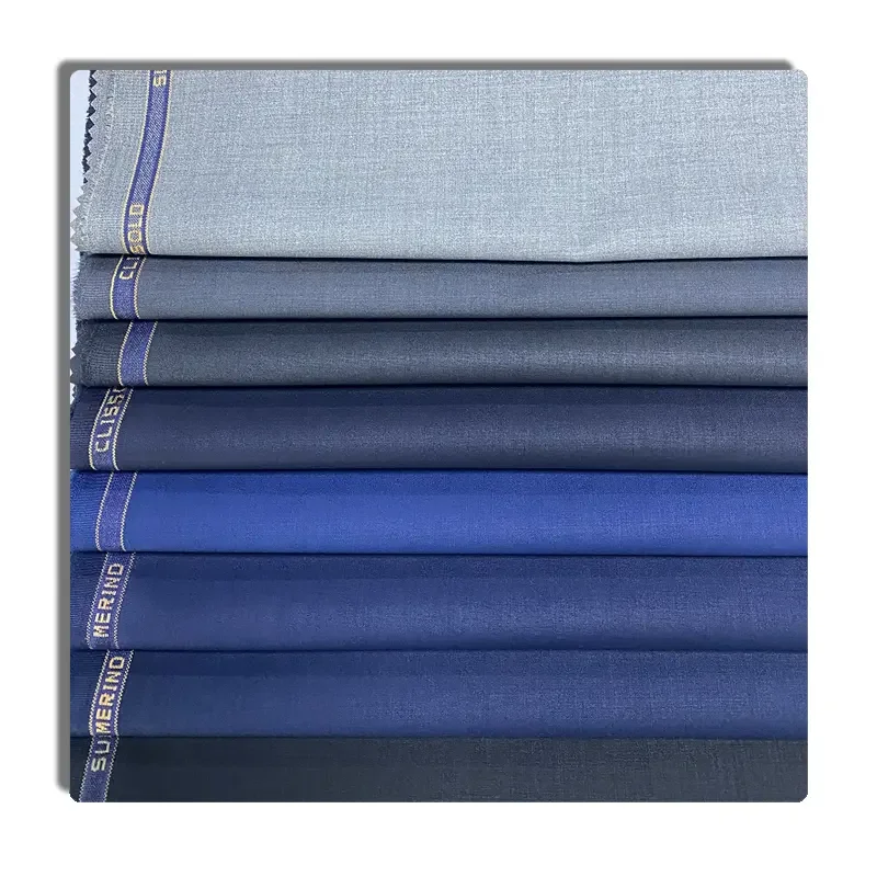 Fabric for mens suit Viscose/Polyester Material Shrink-Resistant Feature suit textiles fabrics