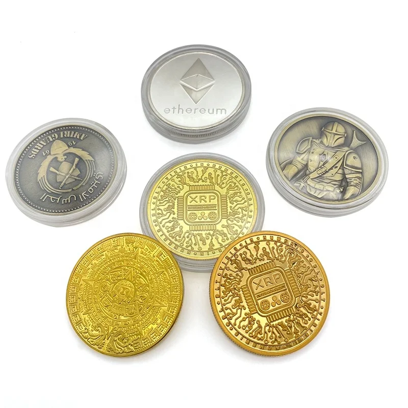 Personalized Custom Logo Stamping Die Blank Zinc Alloy 2D 3D Sliver Gold Challenge Metal Custom Coins