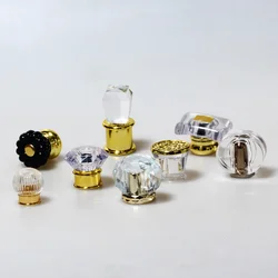 Factory OEM Perfume Bottle Caps Nice design cylinder Surlyn ABS material hot selling customized square Acrylic cap