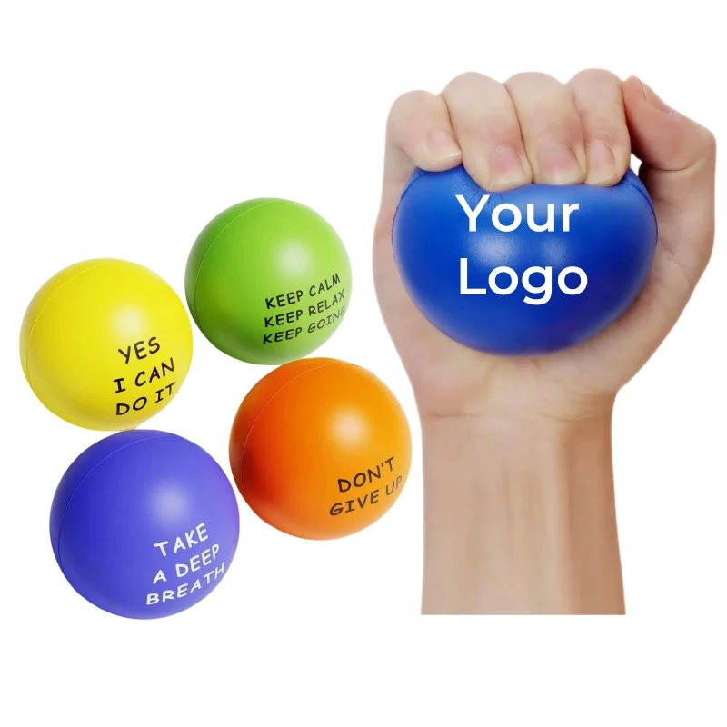 New Hot Sale Promotion Product With Custom Logo Squeeze Toys Giveaway Gifts Item Other Unique Relief Ball Stress Reliver Ball