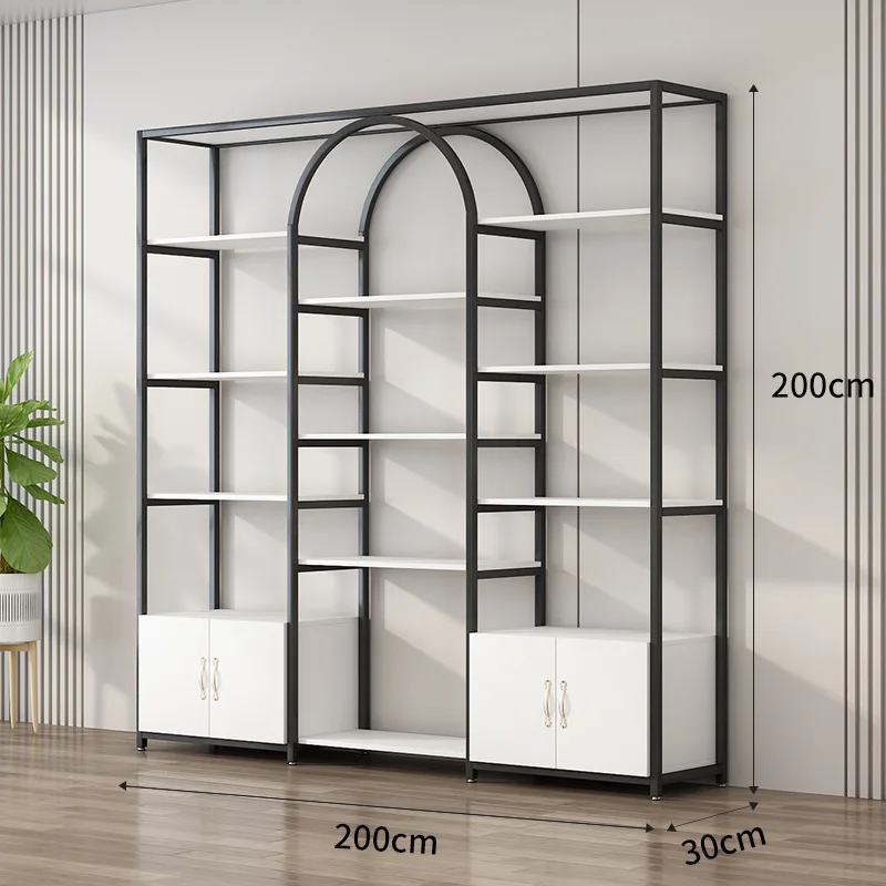 Multi-layer container shelves Products Shelf display racks beauty salon cosmetic display case