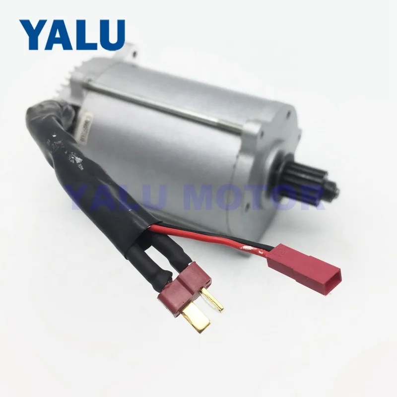 YALUMOTOR MY8922 800W 48V Belt Pulley E Bike Brush Motor Rear Earth Gasoline Pump DC Motor for Electric Scooter