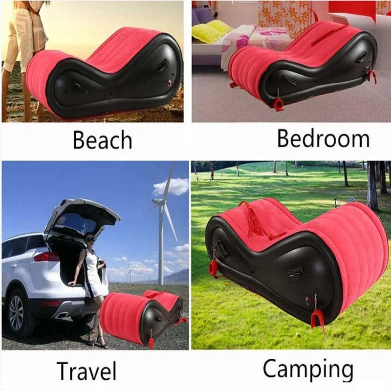 For Living Room Sofa Bed Pvc Furniture Air Cushion Bdsm y Chair For Couples Chaise Lounge Red Inflatable Large Sofas