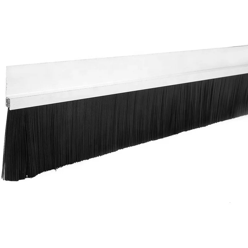 7.6 x 99.3 cm pp bristle strip brush sweeping seal Sliding door brush seal for easy installation of windproof strips