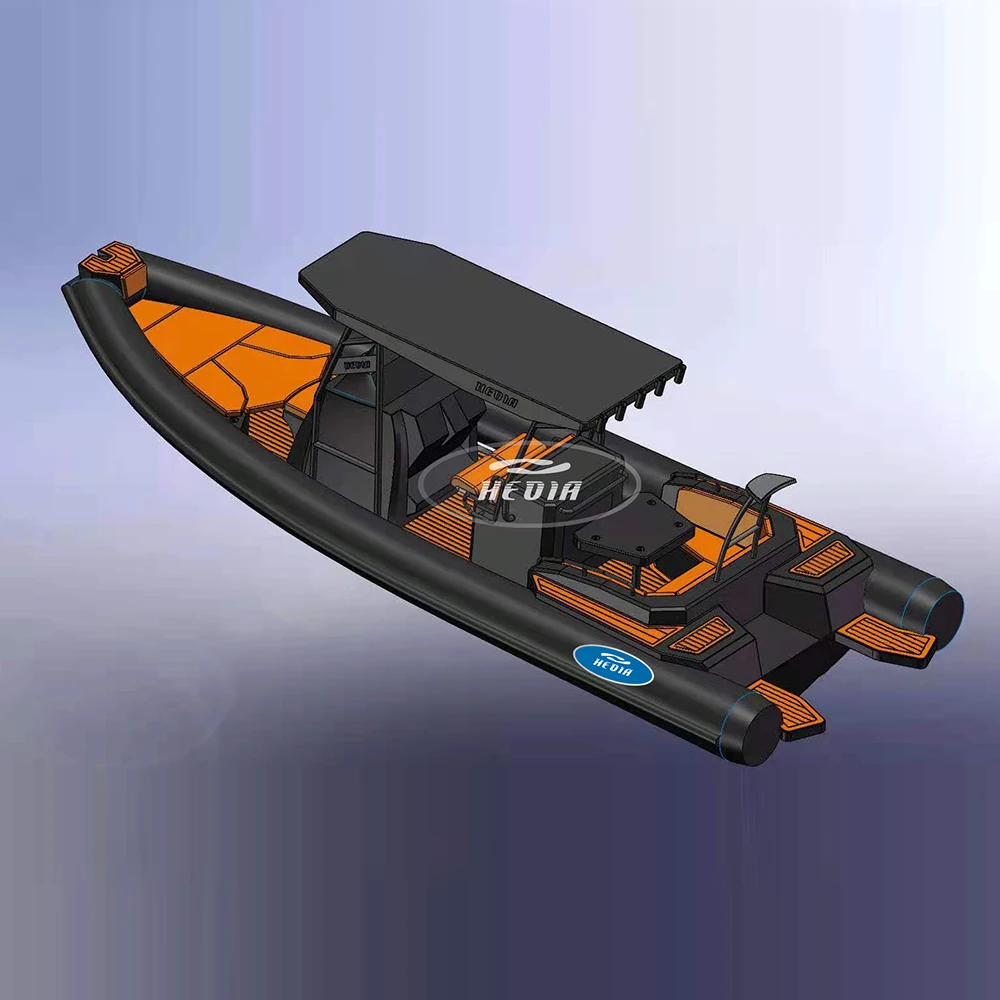 RHIB 28ft 32ft Военный патруль 860 см 960 лодки роскошная яхта алюминиевый Глубокий корпус крепление 10 метров ребристая