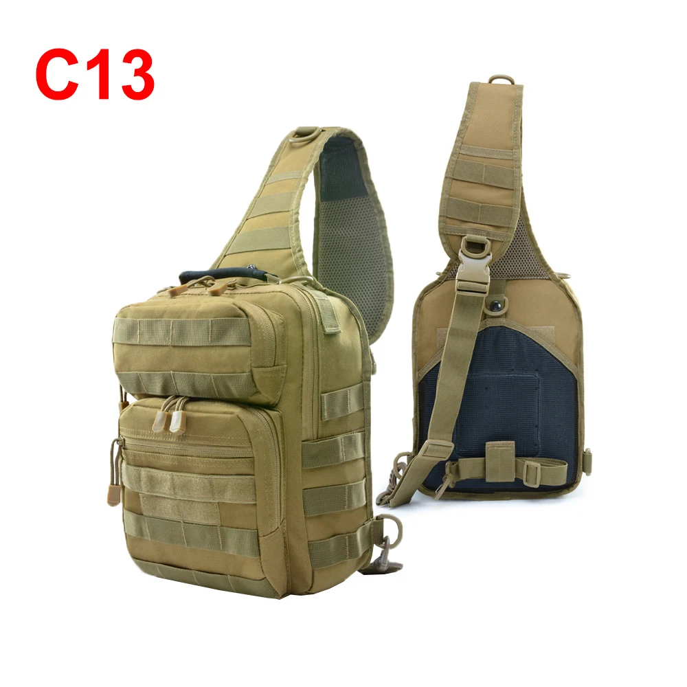 Outdoor Shoulder Bag Sports Climbing  Sports Chest Bag for Hiking Camping Hunting Daypack Fishing Tactical Backpack