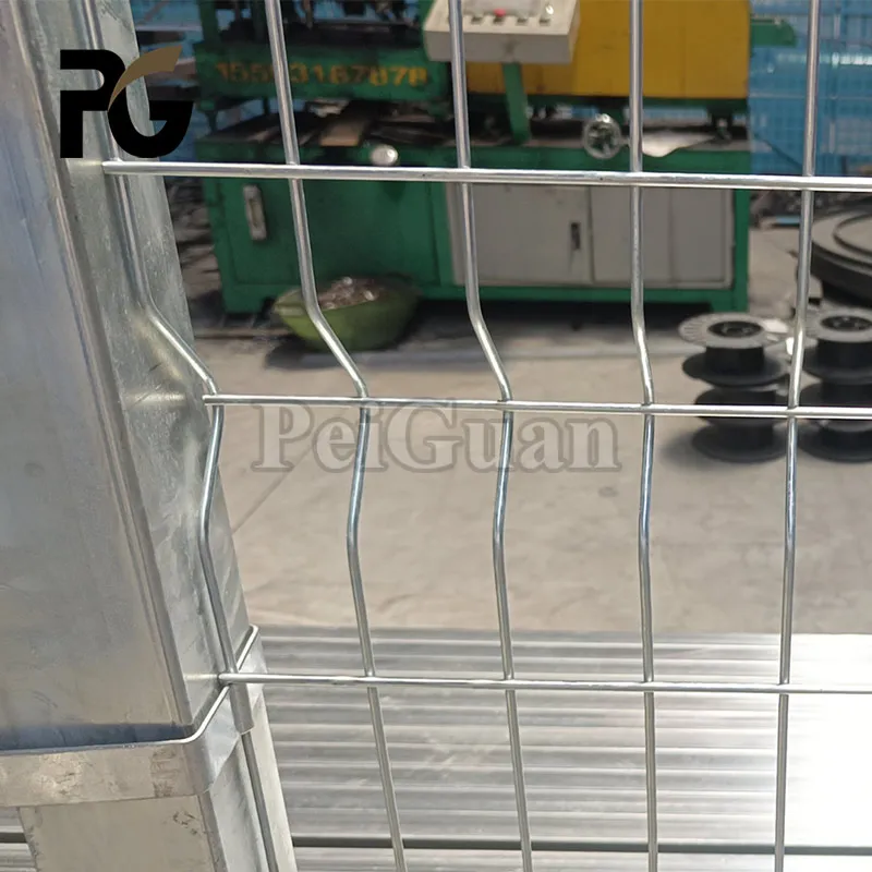 Grillage Cloture Rigide Nylofor Pvc Coated Galvanized  High Security 3D Curved Bending Mesh Fence 3D Panel Fence